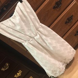 GUC strapless lace casual dress